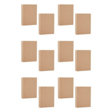 12 Unidades de Argolas RecarregáVeis A5, Bandeja de Papel A5  com 2 AnéIs para Adicionar Folhas Soltas, Pastas de Papel A5