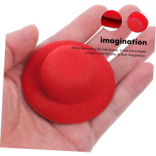 10 cappelli per bambole in miniatura, realistici, da intrecciare, creativi, decorativi.