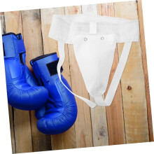 Men's Boxing Groin Protector Training Crotch Guard Wear-Resistant Material Adjustable Elasticity Comfort Fit