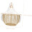 Fun Chicken Shape Egg Baskets Iron Crafted White Gold Kitchen Storage Decorative Practical 2