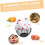 Eggs Storage Container Kitchen Fruit Bowl Iron Art Chicken Lid Mesh Basket Country Style Kitchen Accessory 5