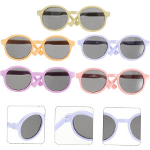 Occhiali da sole per bambole, 5 pezzi, mini occhiali da bambola in plastica, occhiali da sole per bambole in plastica, accessori per il fai da te