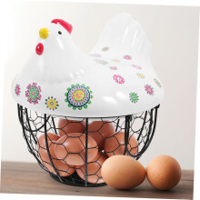 Portauova in metallo decorativo, organizer per uova, portauova da tavolo, portauova affidabile per la cucina