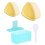 (blue/3pcs) Sushi Mold Rectangular Multi-Layer Sushi Thousand-Layer Rice Ball Mold Children's Complementary Food Bento Tool 1
