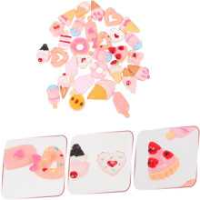 Ainutlaatuinen Diy Resin -koriste puhelinkotelo, 30 kpl Miniatyyri Ruokakynsikorut käsintehdyt puhelimen kuorikoristeet