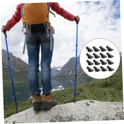 20pcs Cane Tips Replacements Walking Stick Foot Pads Crutch Plastic Tips Walking Pole Tips Replacements 2