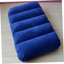 Travel Inflatable Pillow Ergonomic Portable Pillow for Camping Travel Home Office Grey Large
