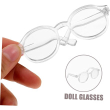 Occhiali da bambola ornamentali, pratici ed eleganti, per vestire le bambole, 9 cm