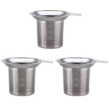 3X RéUtilisable En Acier Inoxydable Maille Infuseur à Thé Passoire à Thé ThéIère Feuille de Thé Filtre