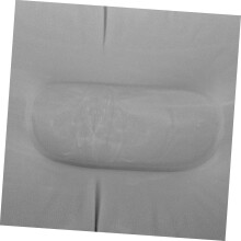 Large Square Inflatable Pillow Camping Pillow Lumbar Soft Flocked Compact Travel Pillow for Beach Neck and Back Rest