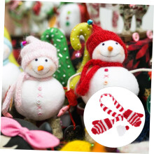 Set di cappelli e sciarpe in miniatura per bambole fai da te, cappellini natalizi, accessori decorativi natalizi