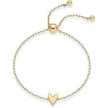 (A) Heart-Shaped Openwork Bracelet For Women Adjustable Love Friendship Two Bracelet