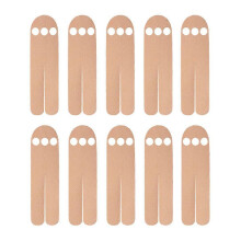 (10pc, complexion) Pre-cut Kinesiology Tape Pre-cut Special-shaped Elastic Kinesiology Tape Wrist Medial & Lateral Universal Sports Muscle Tape