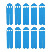 (10pc, light blue) Pre-cut Kinesiology Tape Pre-cut Special-shaped Elastic Kinesiology Tape Wrist Medial & Lateral Universal Sports Muscle Tape