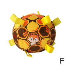 (Yellow football/1pcs) Dog Interactive Chew Resistant Pet Sniffing Companion Toy
