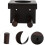 1Pc Multi Functional Wooden Baseball Bat Holder Walnut Finish Vertical Display Rack 4