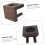 1Pc Multi Functional Wooden Baseball Bat Holder Walnut Finish Vertical Display Rack 7