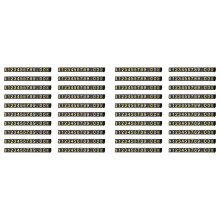 40 Sätze Preis Anzeige Quadratisch Verstellbares Preis Schild für Preis Anzeige Theken Ständer Nummer Buchstabe Dollar Preis Block Kit M