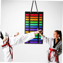 Taekwondo vyönäytön pidike karatevyön järjestäjä kamppailulajeihin kiinnitettävä vyöripustin huopamateriaali