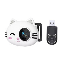 Wireless CarPlay Adapter 1080P Rear Camera 150 Wide Angle Night Vision AI Monitor for Kids Pets
