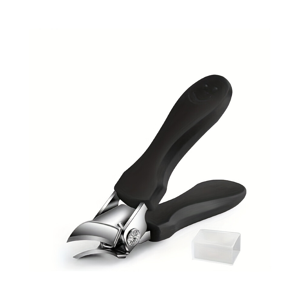 Stoyotu Large Opening Anti-Splash Design, Heavy-Duty Professional Nail Clippers For Thick & Hard Toenails - Ultra-Sharp Blade, Ergonomic