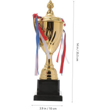 Ainutlaatuinen Soccer Trophy Hieno palkintopokaali kodin sisustukseen Match Soccer Trophy School Trophy -sisustus