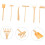 Mini Rake Toy Desktop Rake Small Rake Small Iron Rake Small Sand Rake Incense Ashes Rake 2