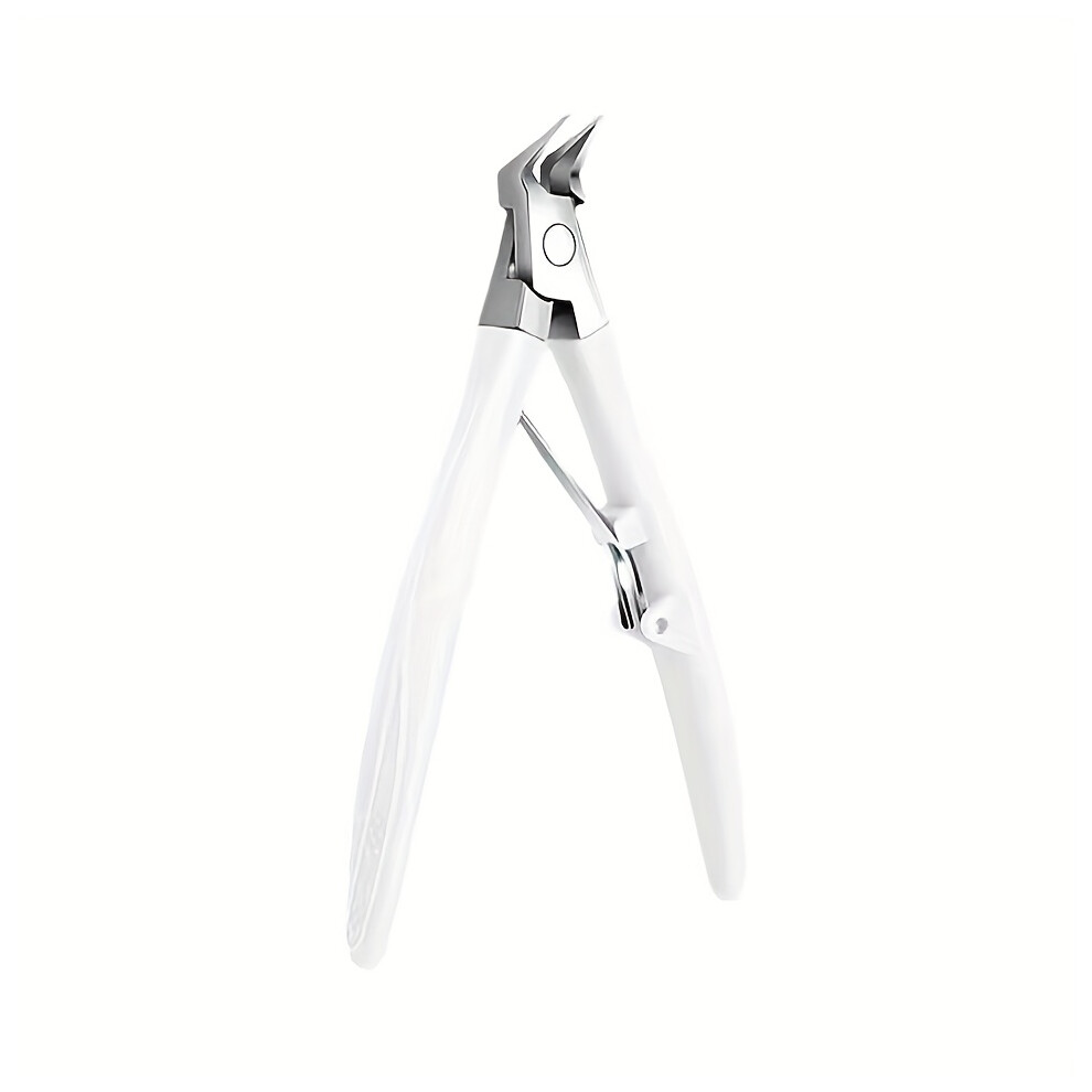 Stoyotu White (White) 1Pcs Nail Clipper Cuticle Nippers For Paronychia Stainless Steel Nail Cutters Ingrown Toenail Scissors Manicure Tool