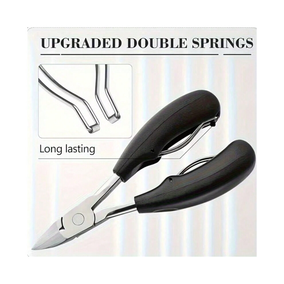 Stoyotu 3Pcs Stainless Steel Diagonal Nail Clippers Ingrown Toenail Tool Set: Ingrown Nail Clipper, Beak Nail Nipper For Ingrown Nails