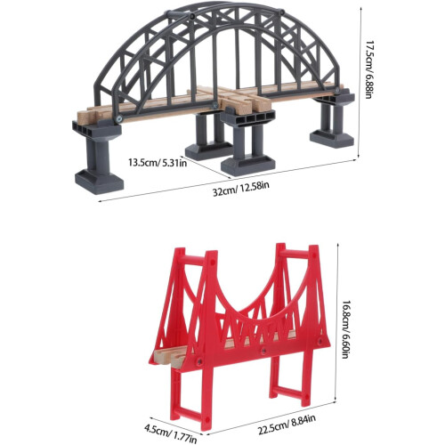 Educational Rail Accessory Set for Kids Train Scene Model Accessories Toy 1