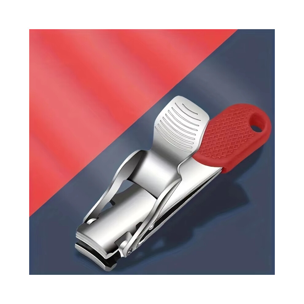 Stoyotu 1 Pieces Stainless Steel Professional Nail Clippers With Keychain - Convenient Pedicure Tool For On-The-Go Grooming