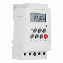 25A Cyfrowy Wyłącznik Czasowy, Programowalny Elektroniczny Regulator Czasu, 7-Dniowy, Wytrzymały, Cyfrowy Programowalny Timer