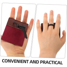 2kpl Finger Protector Nahkainen Jousiammunta Sormisuoja Recurve Jouselle