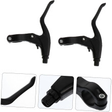 1 Pair Aluminum Alloy Mountain Bike Brake Levers Practical Clutch Hand Lever Set for Enhanced Stopping Color