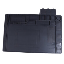 ESD Anti-Static Soldering Mat Heat-Resistant Magnetic Adsorption Platform for BGA Phone Repair Silicone Work Pad TE-501