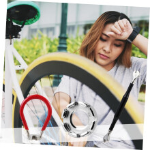 Fixed Axle Nuts for Bike Iron Axle Nuts Protective Washers Kit Hanger Flange Nuts Washers for Bike Wheel