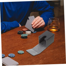 1kpl Card Game Card Mixer Poker Poker Game hedelmäpeli Musta