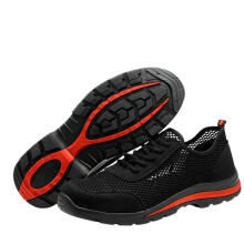(【Summer Network】) Safety Work Shoes Women PPE Ladies Mens Ultra Lightweight Steel Toe Cap Trainers