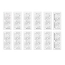 Lot de 12 Filtres HEPA Lavables de Rechange pour Aspirateur Robot pour ROMO S / ROMO A / ROMO P