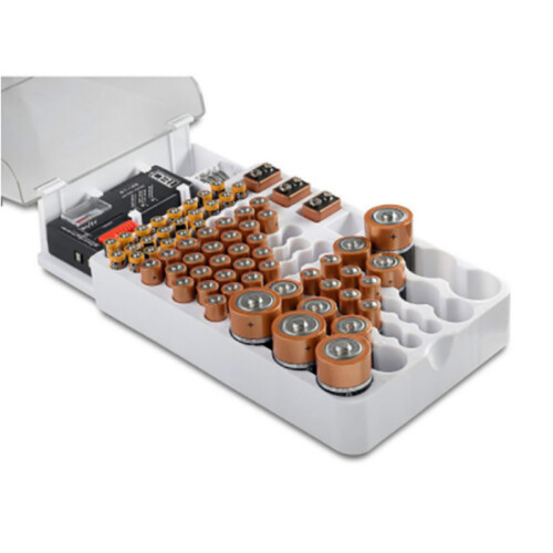 Battery Capacity Tester & Storage Box Organizer New Kit 1