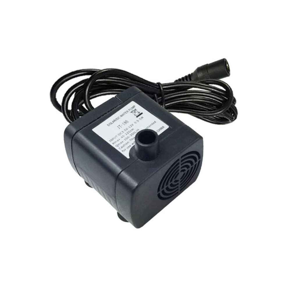 JT-180  12V   Brushless Submersible Pump for Solar Fountains Fish Tanks Quiet Water Circulation Pump 350L/H