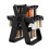 Rotating Glass Spice Rack Set Kitchen Storage Organizer Spice Jar Carousel 5
