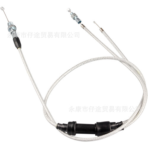 Off-Road ATV Motorcycle 150-250CC Dual Throttle Cable Y-Type Accelerator Pump Accessory 1