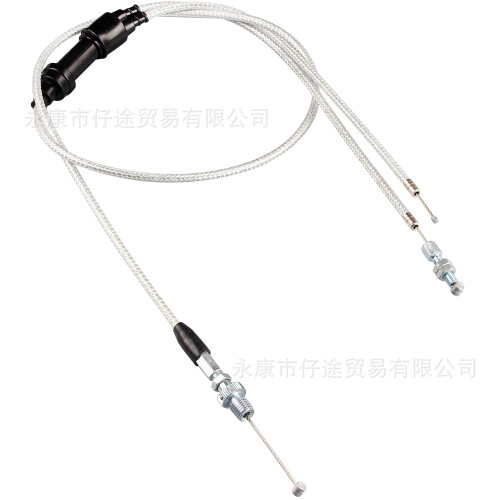 Off-Road ATV Motorcycle 150-250CC Dual Throttle Cable Y-Type Accelerator Pump Accessory 2