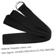Joustamaton Yoga Band Metal D Ring 5kpl joogahihna venytykseen ja vahvistamiseen