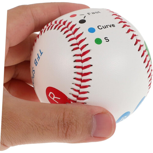 Softballs Training Ball Set 6pcs PU Baseballs for Safe Practice for Children Beginners 2