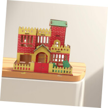 Mallitalosarja Puinen rakennuslelu 3D DIY -pulmasarja