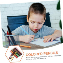 24pcs Pre-sharpened Colored Pencils Set for Kids Bright Colors Bulk Pencils Easy Erasing for Artistic Ability Cultivation Learning Rewards