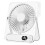High Speed  Cooling Fan Portable USB Rechargeable Desk Fan Multi Function Handheld Wall for Kitchen Bedroom White 1