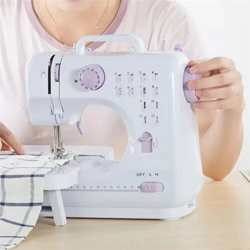Multi Functional Household  Desktop Electric Sewing Machine, Portable Operation, Thick Lock  US Plug 1